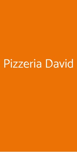 Pizzeria David