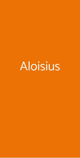 Aloisius, Firenze