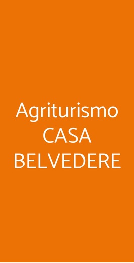 Agriturismo Casa Belvedere, Carmignano