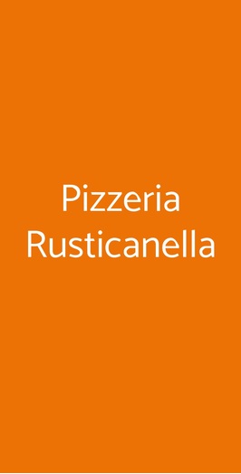 Pizzeria Rusticanella, Pisa