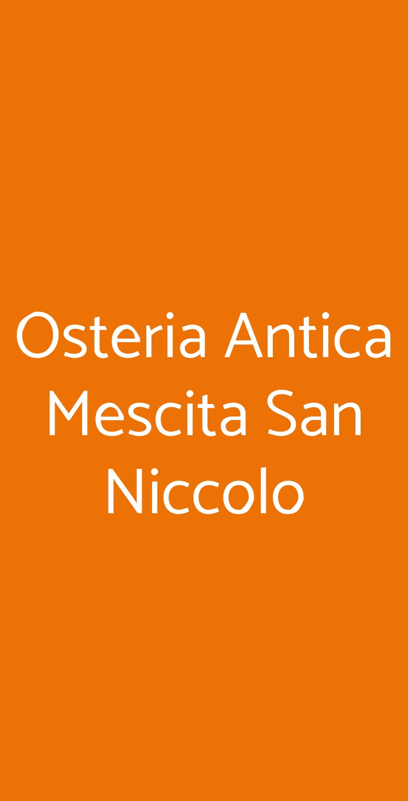 Osteria Antica Mescita San Niccolo, Firenze