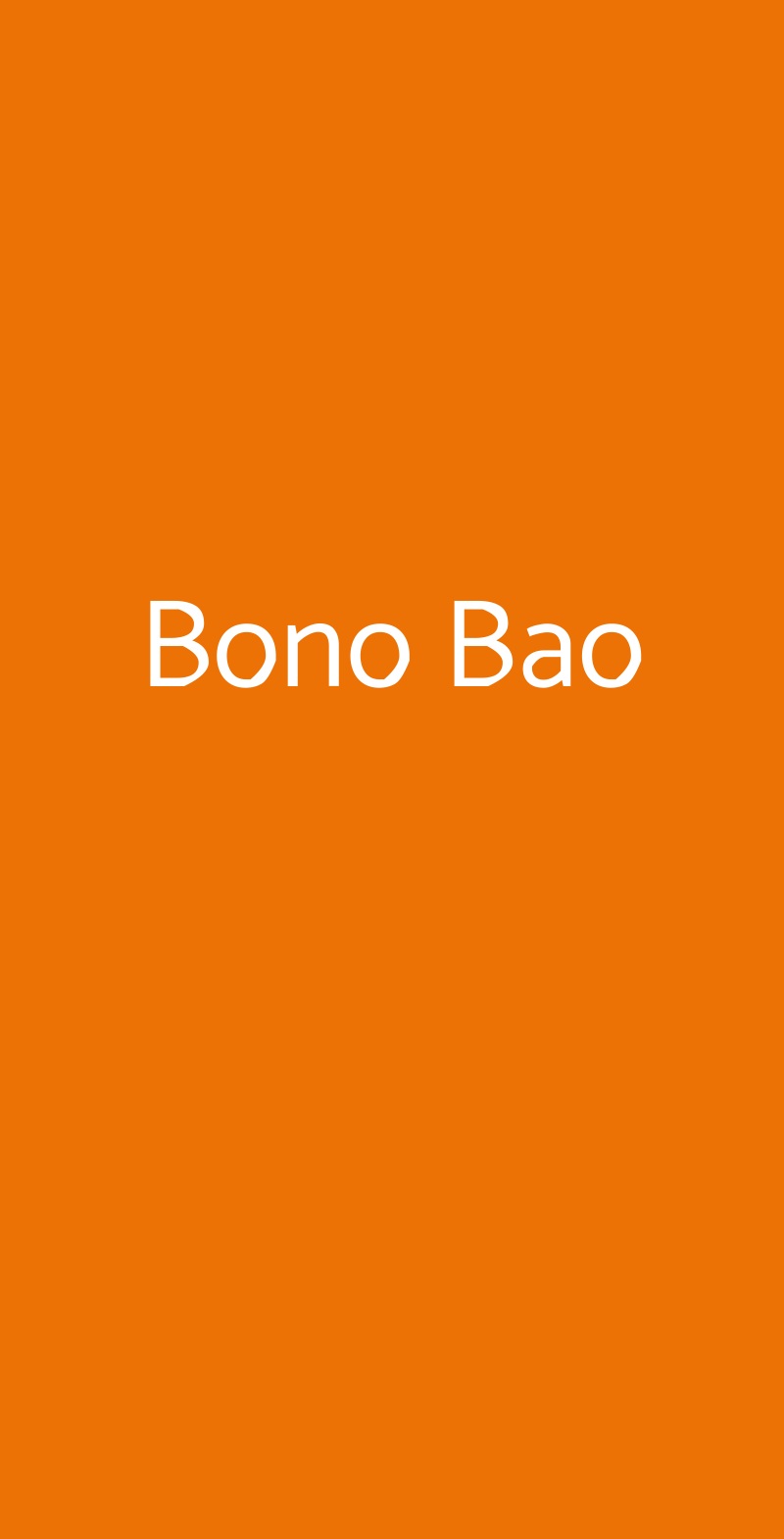 Bono Bao Lucca menù 1 pagina