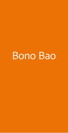 Bono Bao, Lucca