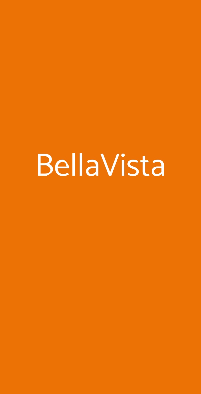 BellaVista Massa menù 1 pagina