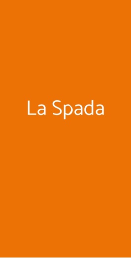 La Spada, Firenze