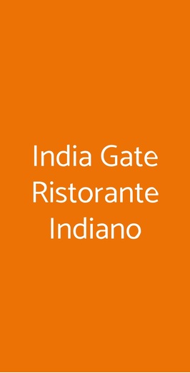 India Gate Ristorante Indiano, Livorno