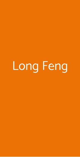 Long Feng, Firenze