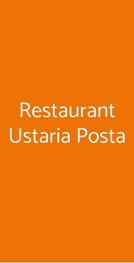 Restaurant Ustaria Posta, Badia