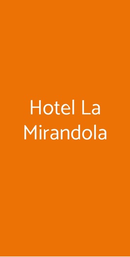 Hotel La Mirandola, Passo del Tonale