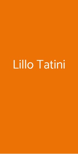 Lillo Tatini, Panicale