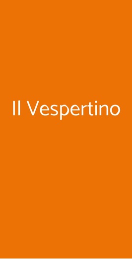 Il Vespertino, Perugia