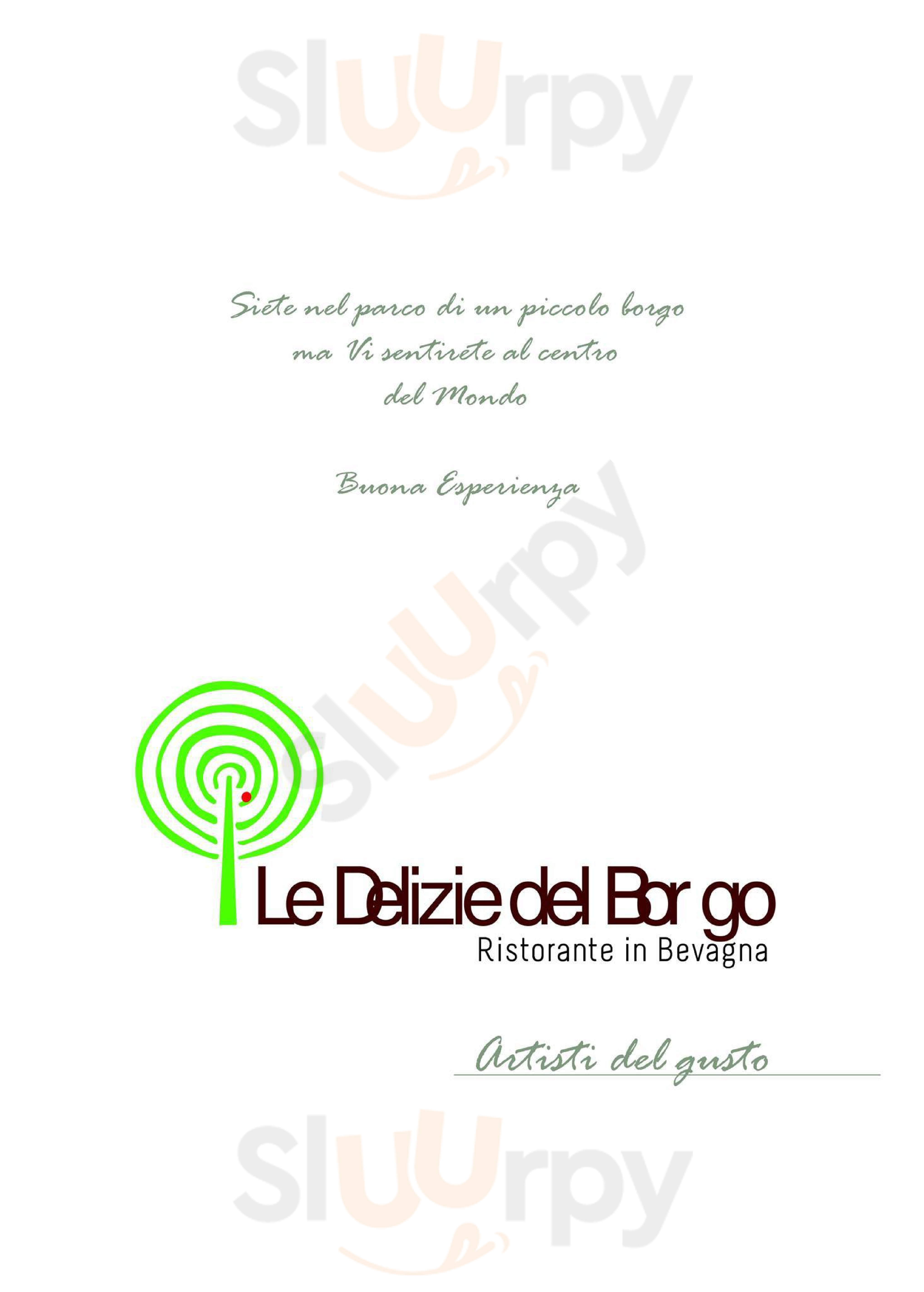 Le Delizie Del Borgo Bevagna menù 1 pagina