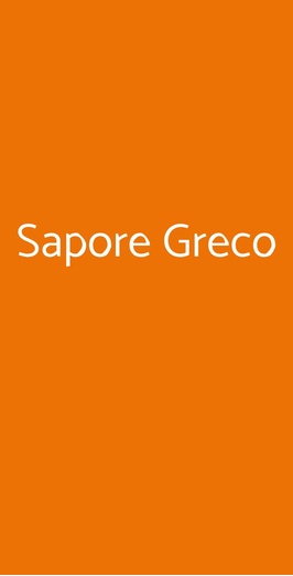 Sapore Greco, Perugia