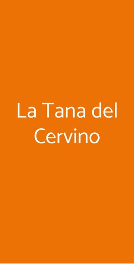 La Tana Del Cervino, Antey Saint Andre