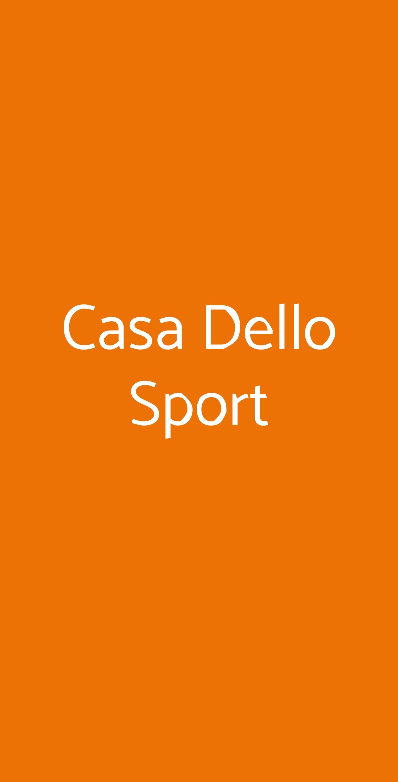 Casa Dello Sport, Valtournenche