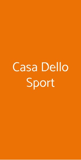 Casa Dello Sport, Valtournenche