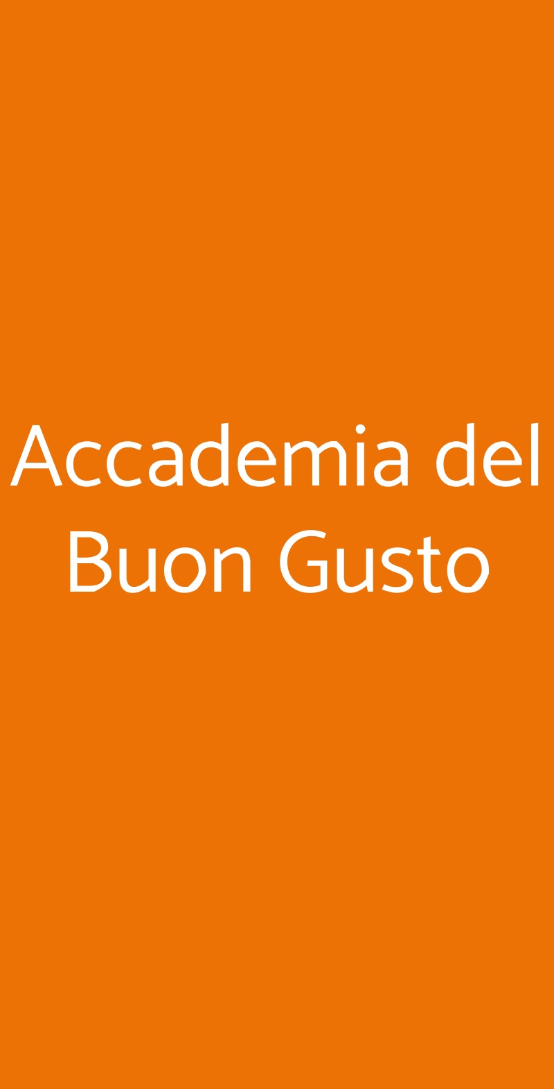 Accademia del Buon Gusto Agrigento menù 1 pagina