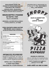 Snoopy Pizza Express, Grumolo delle Abbadesse