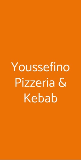 Youssefino Pizzeria & Kebab, Venezia