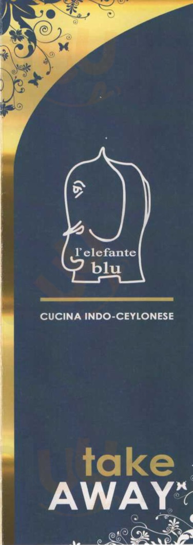 Elefante Blu Verona menù 1 pagina