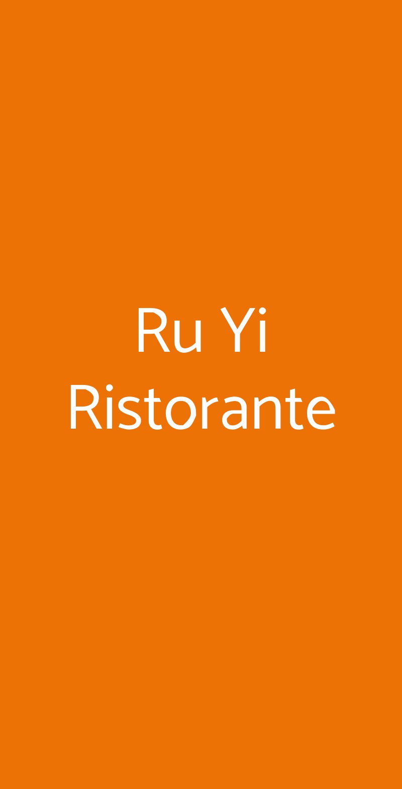 Ru Yi Ristorante, Verona