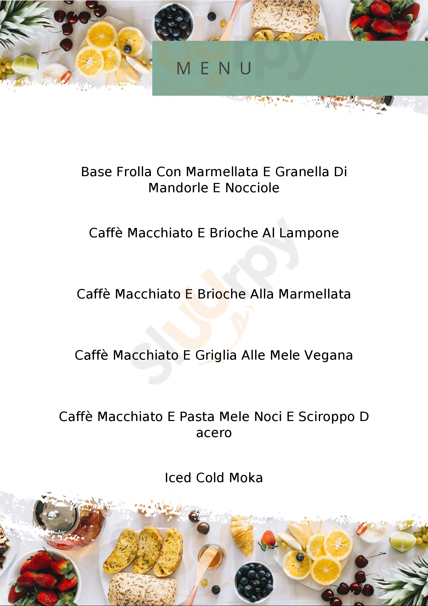 Pasticceria Caffe Alessia Bussolengo menù 1 pagina