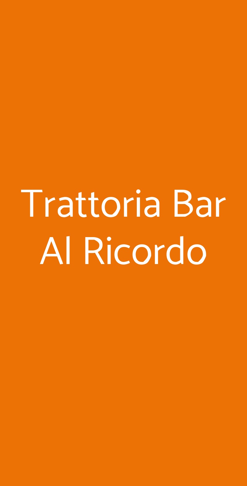 Trattoria Bar Al Ricordo, Padova