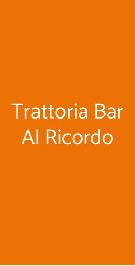 Trattoria Bar Al Ricordo, Padova