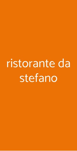 Ristorante Da Stefano, Venezia