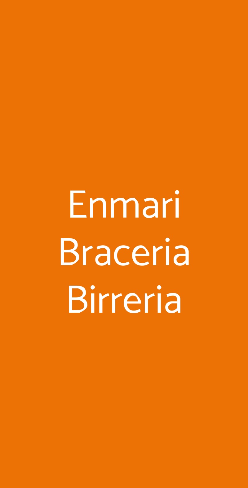 Enmari Braceria Birreria Este menù 1 pagina