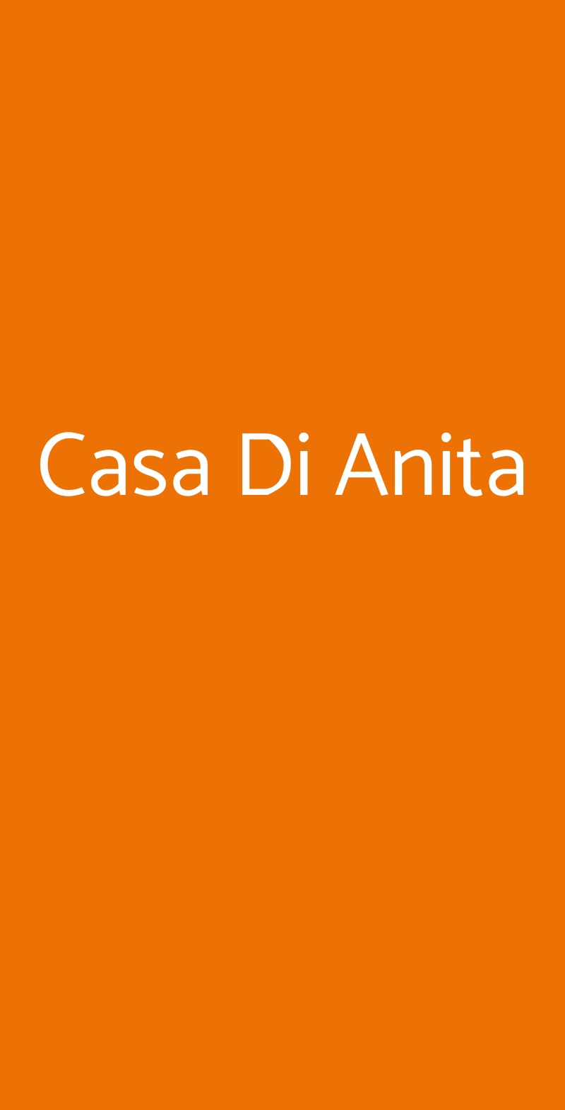 Casa Di Anita San Biagio di Callalta menù 1 pagina