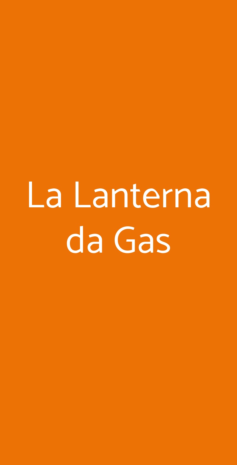 La Lanterna da Gas Venezia menù 1 pagina