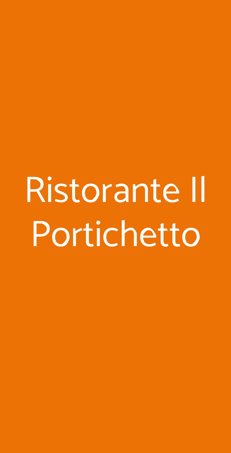 Ristorante Il Portichetto Bardolino menù 1 pagina