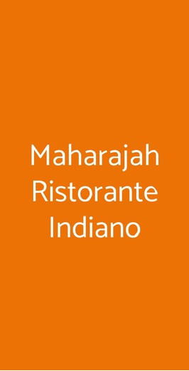Maharajah Ristorante Indiano, Verona