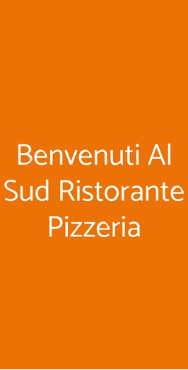 Benvenuti Al Sud Ristorante Pizzeria, Torino