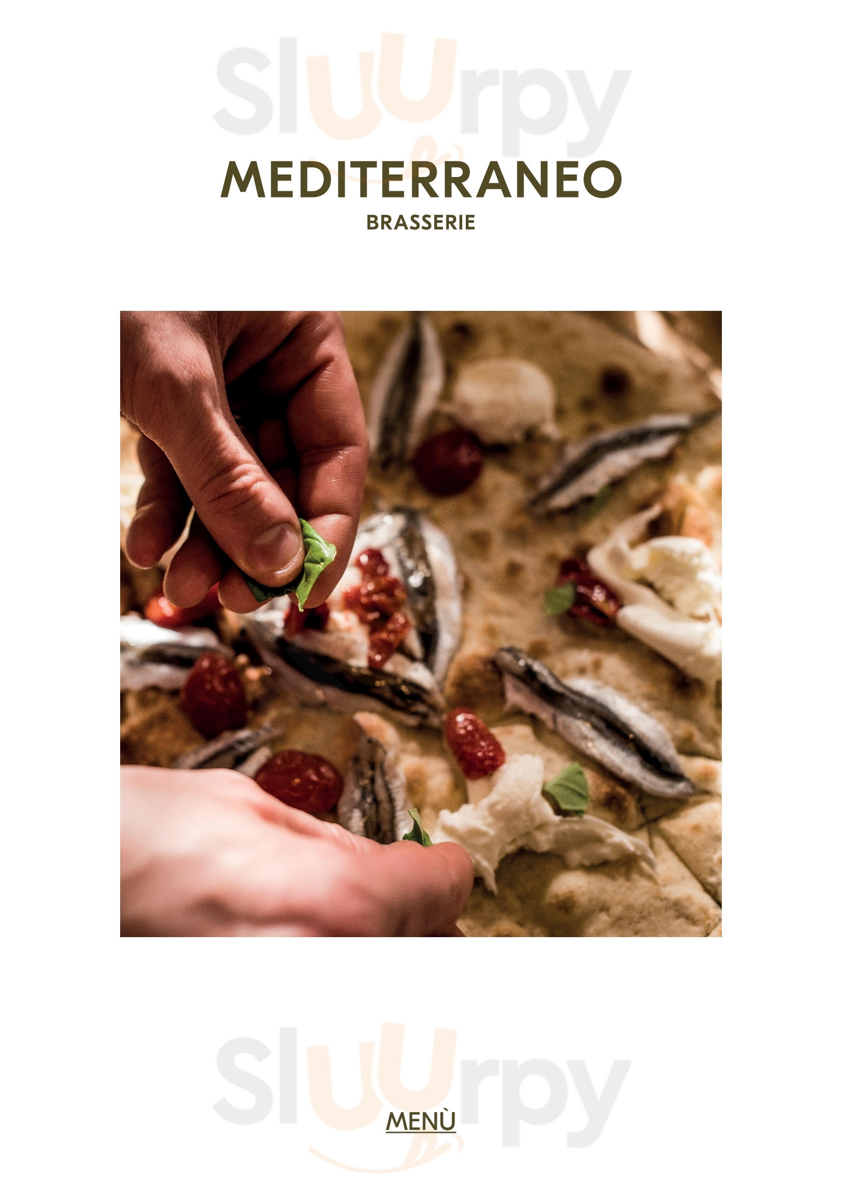 La Brasserie Mediterranea Schiavon menù 1 pagina