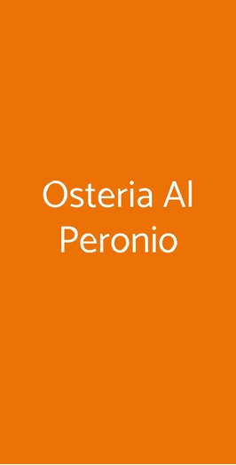 Osteria Al Peronio, Padova