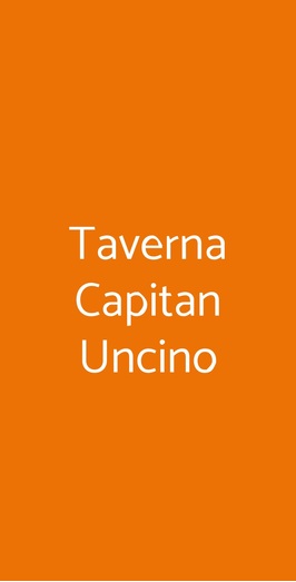 Taverna Capitan Uncino, Venezia