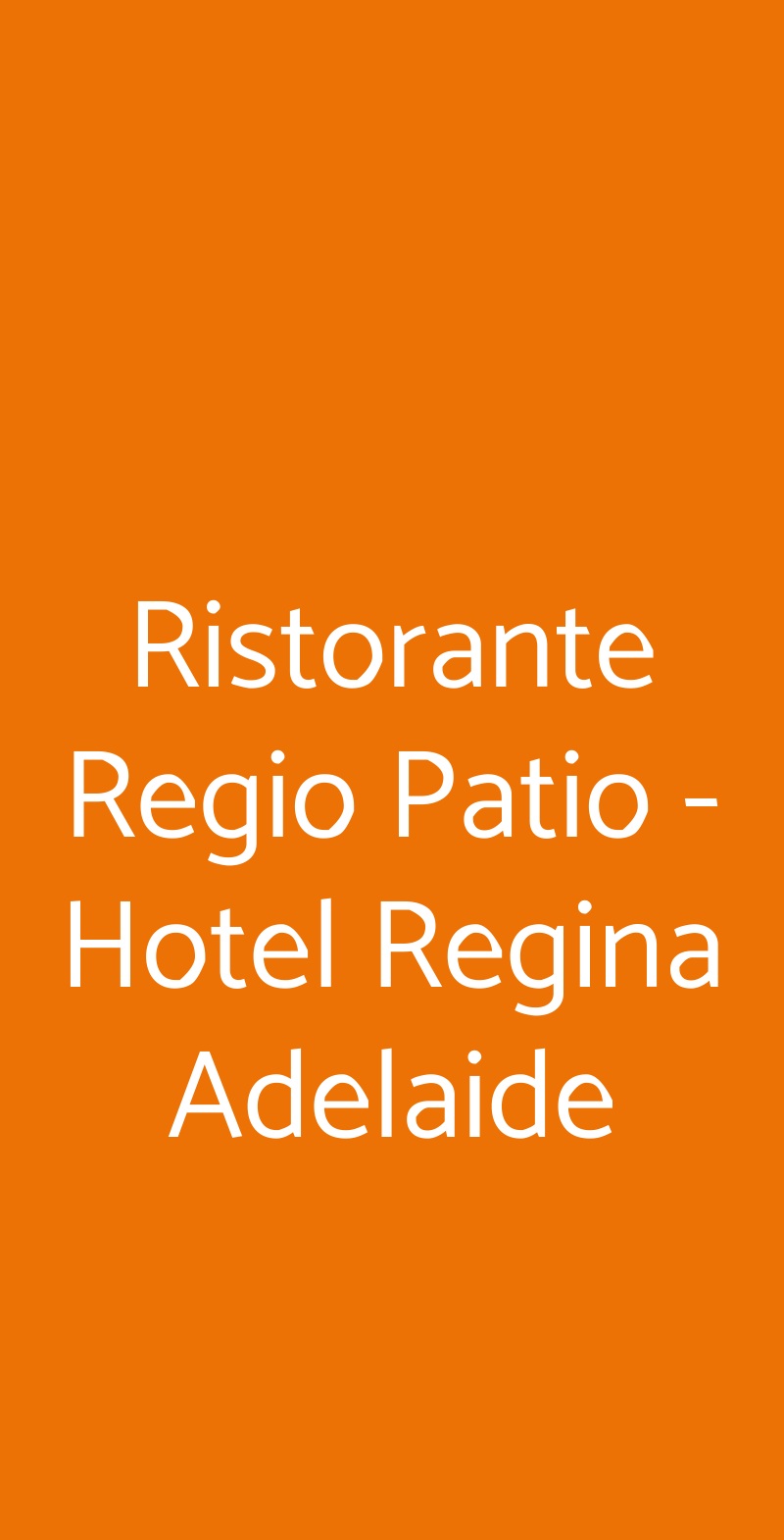 Ristorante Regio Patio - Hotel Regina Adelaide Garda menù 1 pagina