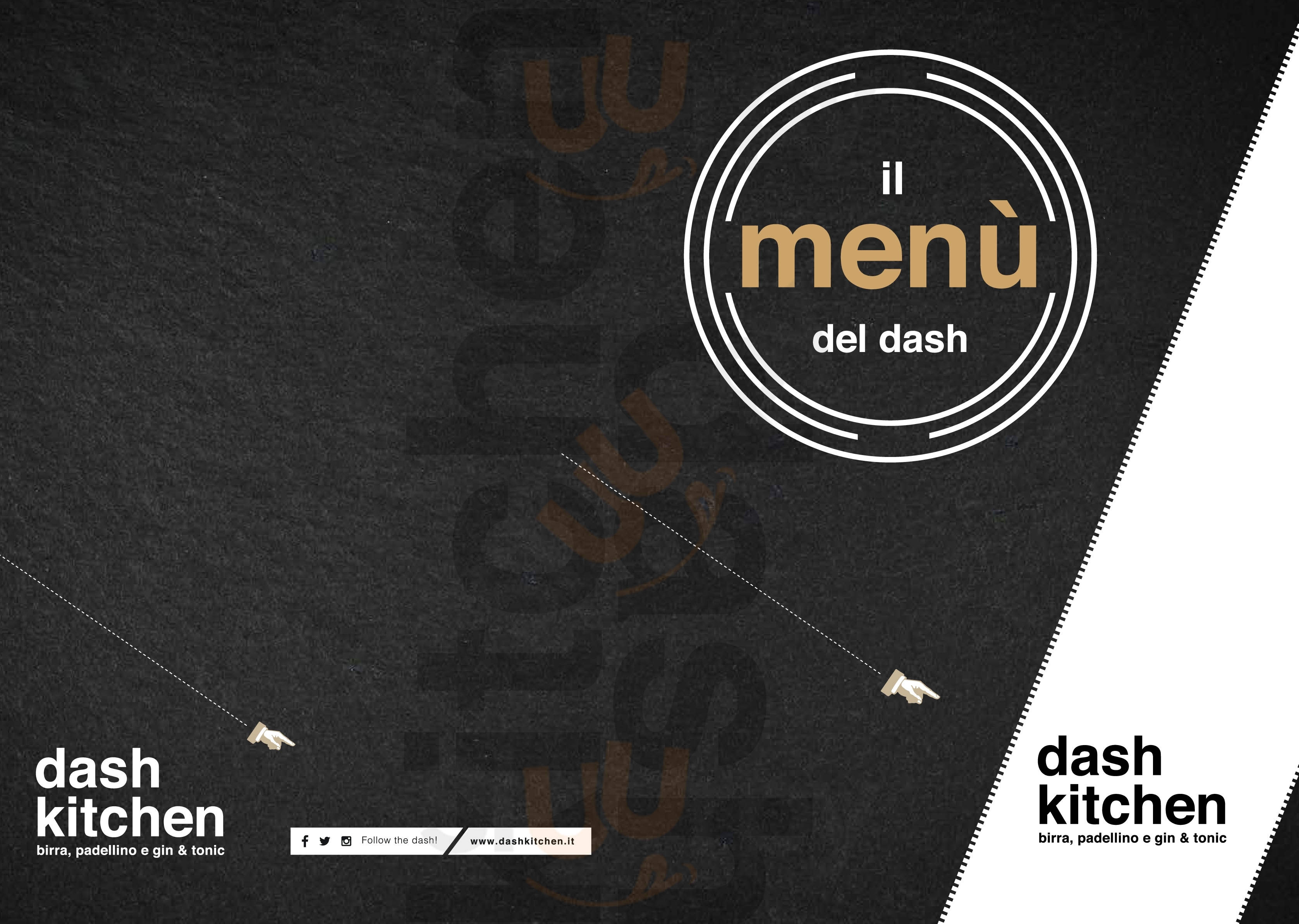 Dash Kitchen Torino menù 1 pagina