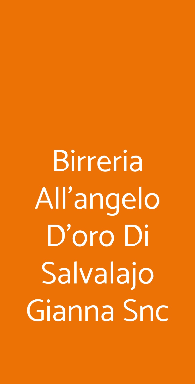 Birreria All'angelo D'oro Di Salvalajo Gianna Snc Marostica menù 1 pagina
