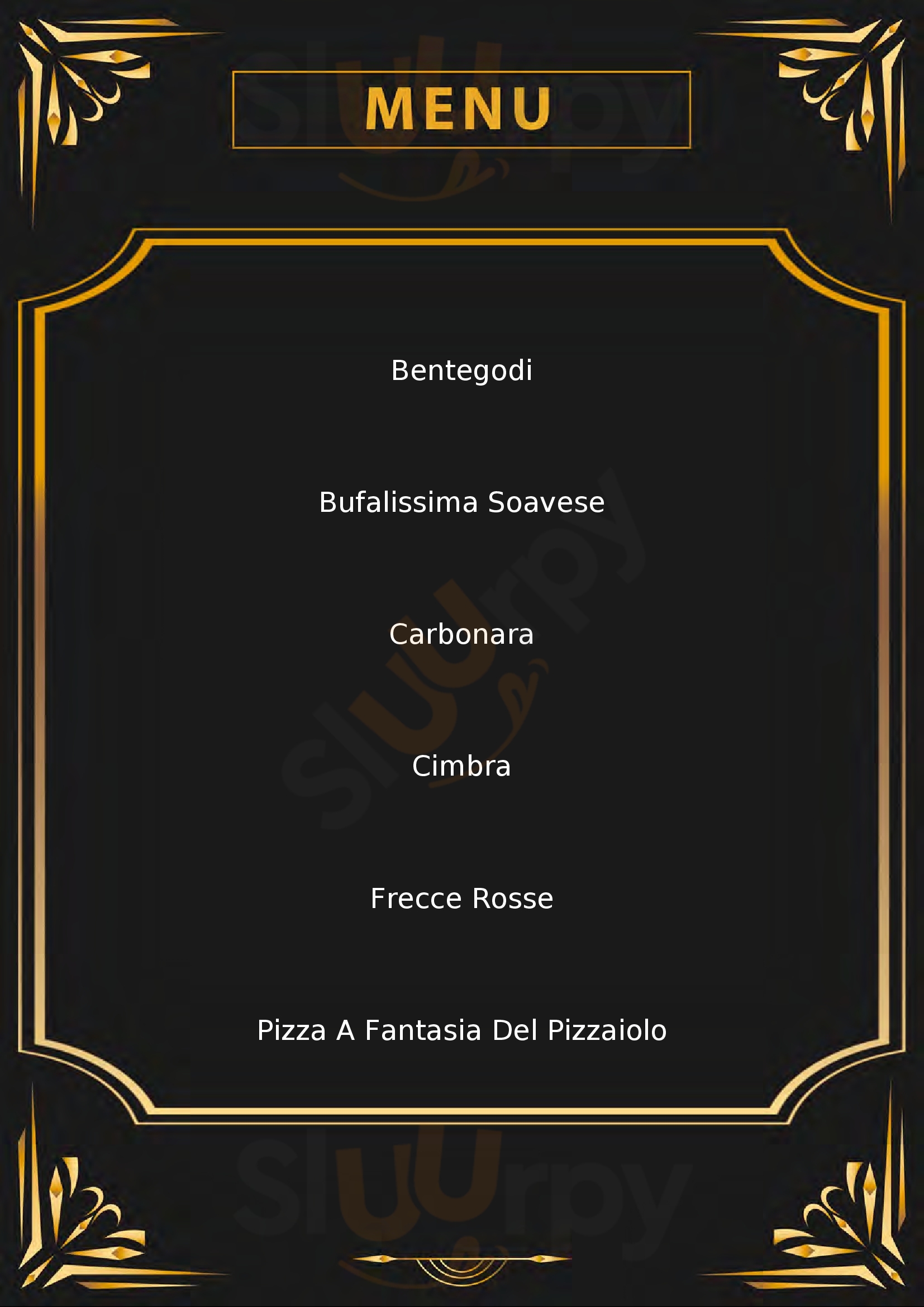 Pizzeria Corte Bolla Soave menù 1 pagina