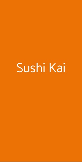 Sushi Kai