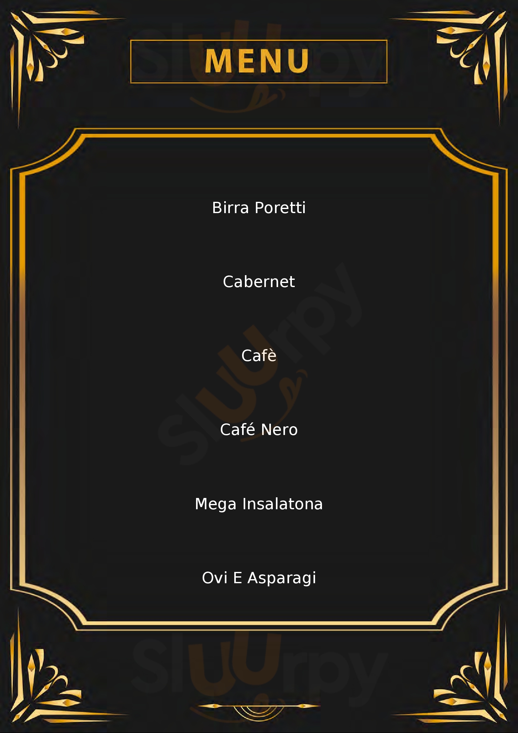 Cafè Nero Volpago del Montello menù 1 pagina