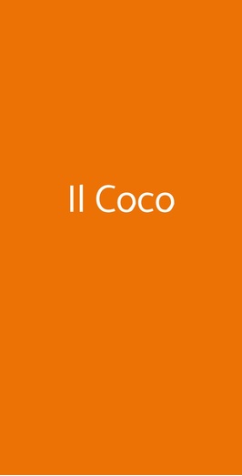 Il Coco, Firenze