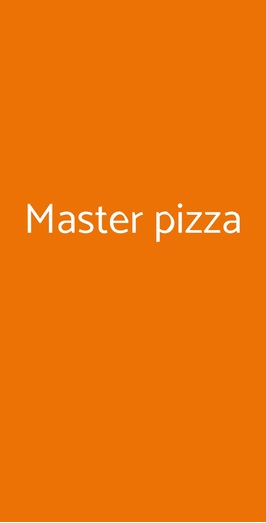 Master Pizza, Firenze