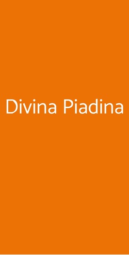 Divina Piadina, Milano