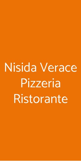 Nisida Verace Pizzeria Ristorante, Milano