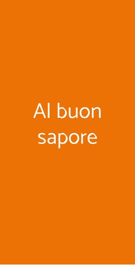 Al Buon Sapore, Milano