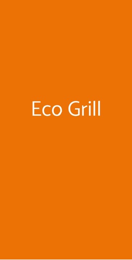Eco Grill, Milano
